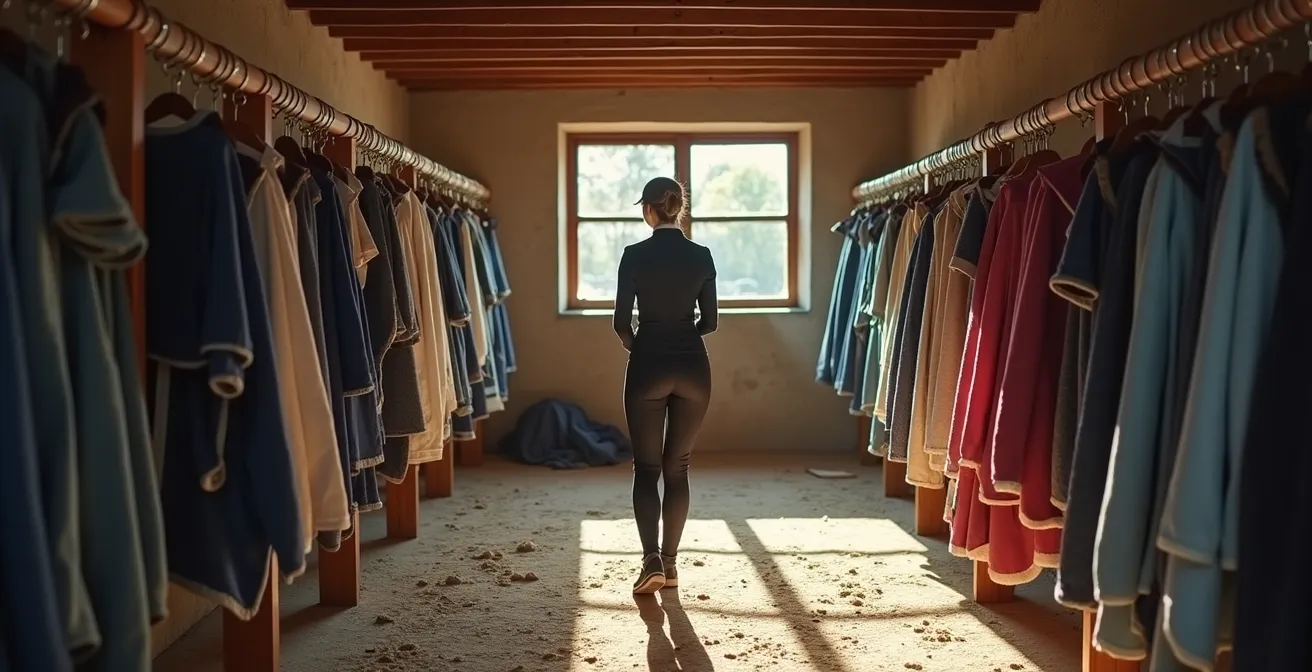 Comparaison visuelle de prix de couvertures pour chevaux sur différents sites